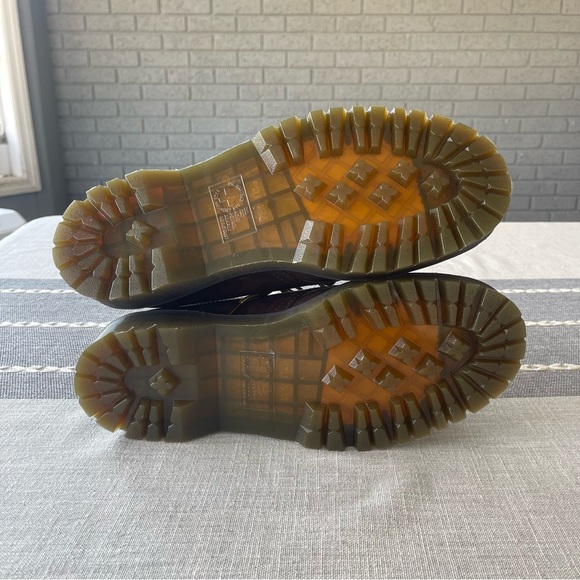 NEW Dr. Martens 1461 Bex Platform Oxfords Dark Brown Crazy Horse Leather Size 11 - Picture 8 of 9